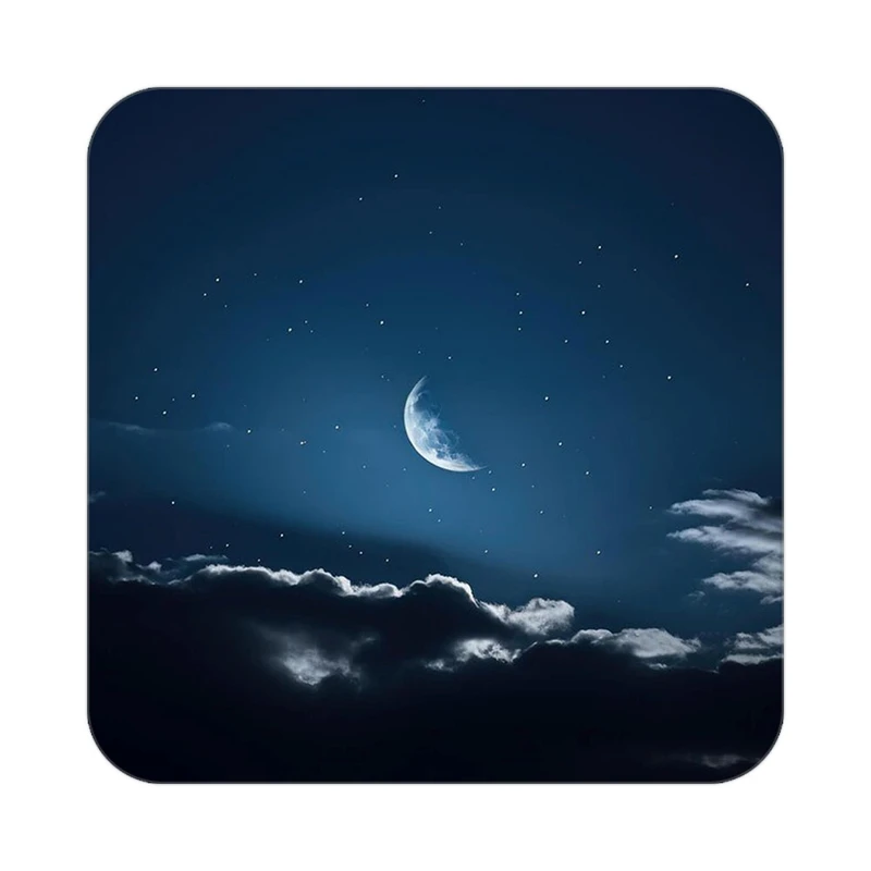 زیر لیوانی کاکتی طرح ماه و ستاره مدل mp52873