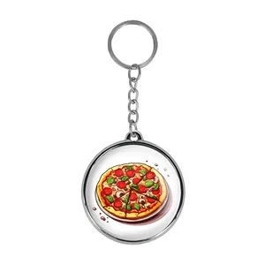 جاکلیدی خندالو طرح پیتزا  Pizza مدل دوطرفه کد 3108531086