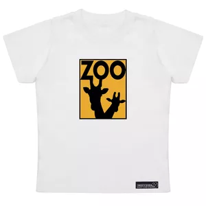 تی شرت آستین کوتاه دخترانه 27 مدل Zoo کد MH1599