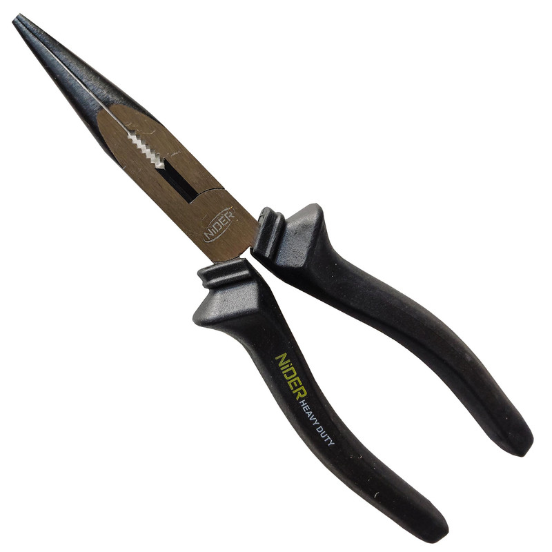 انبر دست و سیم چین و دم باریک نیدر مدل HEAVY DUTY CR-V 08 سایز 8 اینچ مجموعه 3 عددی