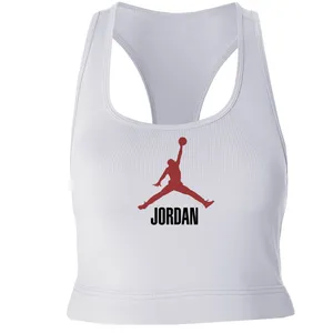 نیم تنه ورزشی زنانه مدل JORDAN کد P025 رنگ سفید