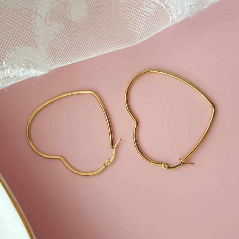 گوشواره زنانه مدل قلب گوشواره زنانه مدل قلب