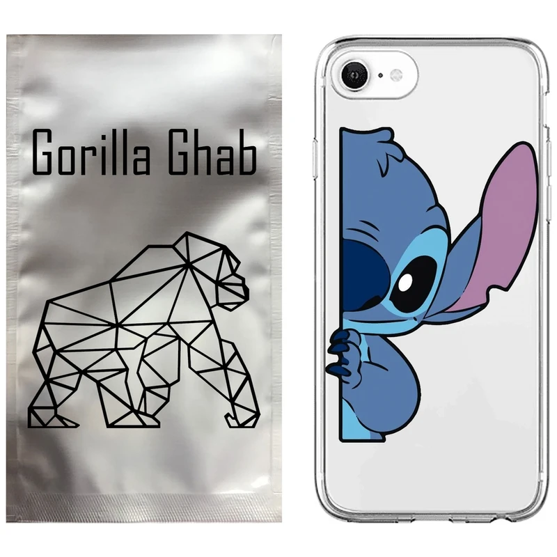 کاور گوریلا قاب مدل CLG کد 74 طرح استیچ مناسب برای گوشی موبایل اپل iPhone 7 / 8 / SE 2022