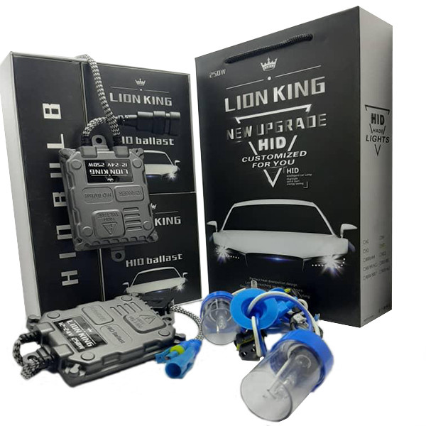  کیت و لامپ زنون لیون کینگ مدل H1 بسته دو عددی