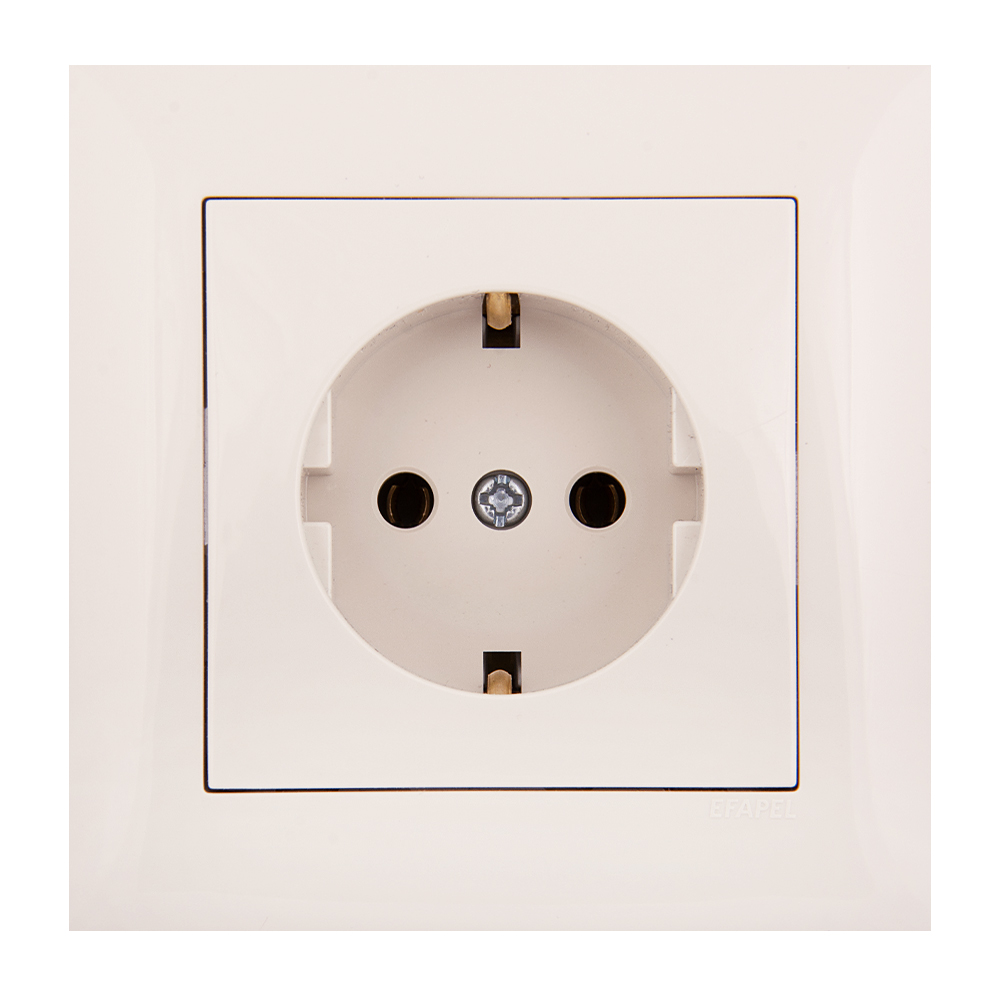 پریز برق ارت دار ایفاپل مدل LOGUS90 BASE کد 90910TMF/21130/90631