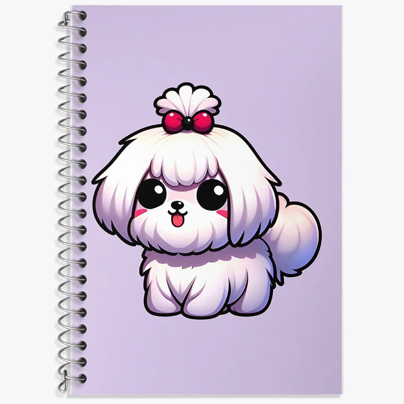 دفتر نت موسیقی 50 برگ خندالو طرح سگ کیوت کد F7750