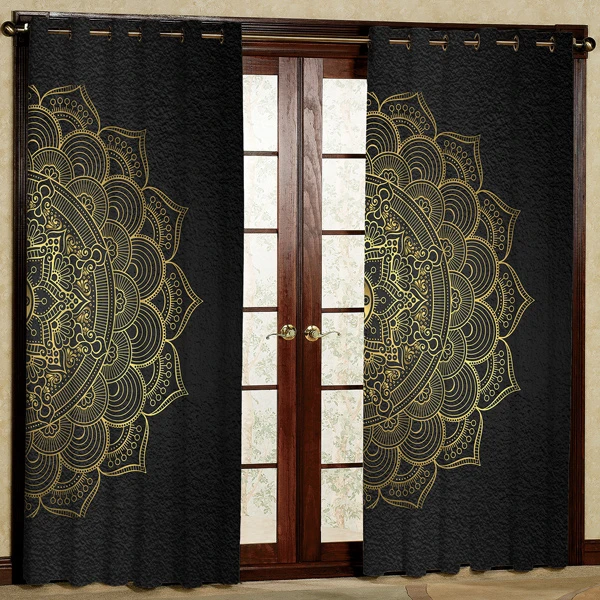 پرده مخمل پانچی کد 5787 سایز 280x140 سانتی متر