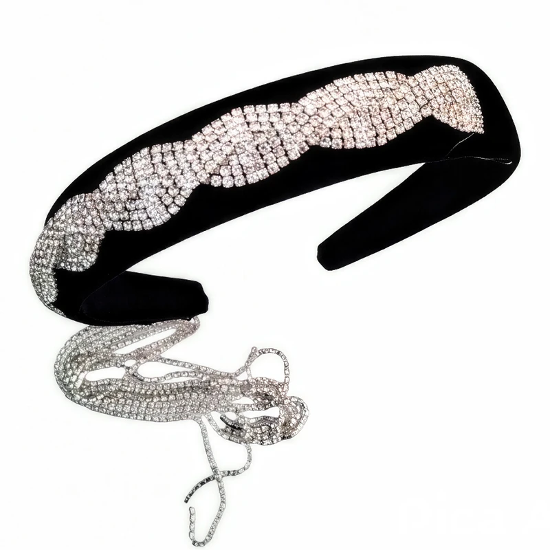 تل مو زنانه مدل ریسه دار نگینی 