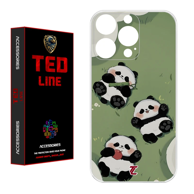 کاور تد لاین طرح پاندا کد 1102 مناسب برای گوشی موبایل اپل Iphone 15 Pro Max
