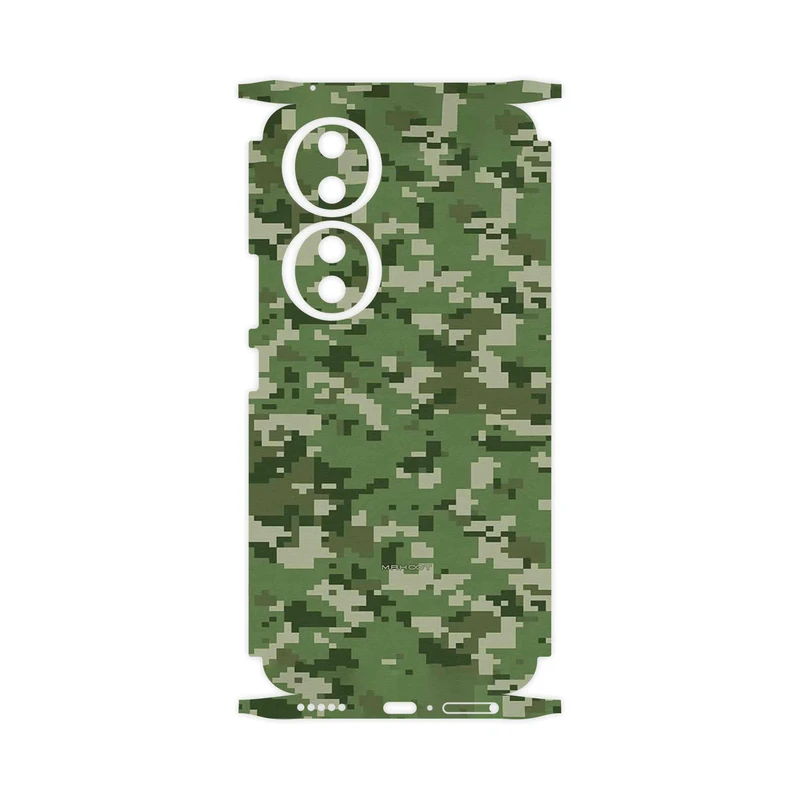 برچسب پوششی ماهوت مدل Army_Green_Pixel-FullSkin مناسب برای گوشی موبایل آنر 90