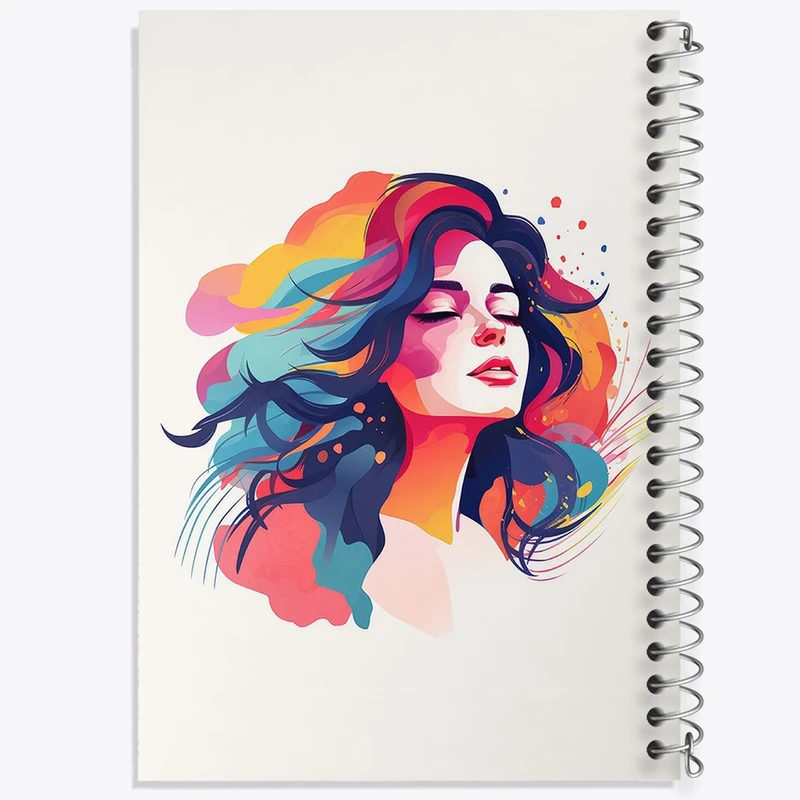 دفتر مشق 50 برگ خندالو طرح دخترانه کد F2876