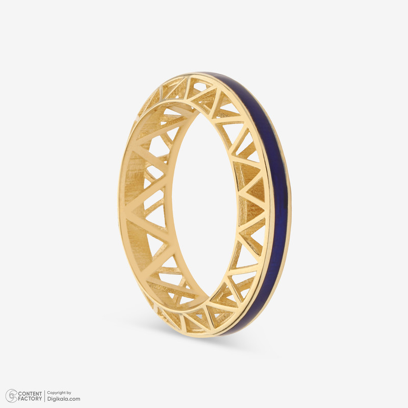 انگشتر طلا 18 عیار زنانه گلدم مدل R355017 - 9