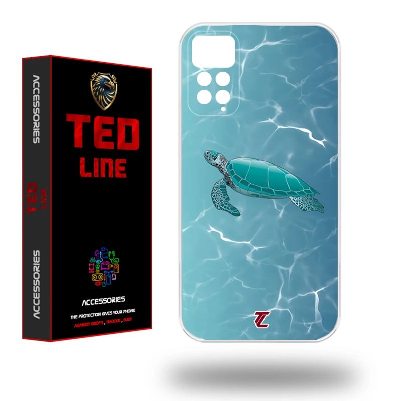 کاور تد لاین طرح لاک پشت کد 1100 مناسب برای گوشی موبایل شیائومی Redmi Note 11 Pro 4G / Note 12 Pro 4G