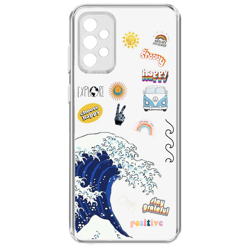 کاور طرح  Wave مناسب برای گوشی موبایل سامسونگ Galaxy A53