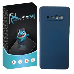کاور شارک قاب مدل سیلیکونی مناسب برای  گوشی موبایل سامسونگ Galaxy S10