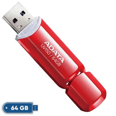 نقد و بررسی فلش مموری ای دیتا مدل UV150 ظرفیت 64 گیگابایت با رابط USB 3.0، USB 2.0، USB 3.1 توسط خریداران