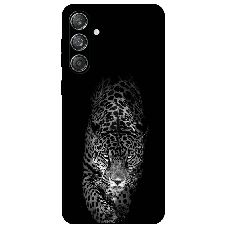 کاور مگافون طرح پلنگ مدل 1879 مناسب برای گوشی موبایل سامسونگ Galaxy M55 5G