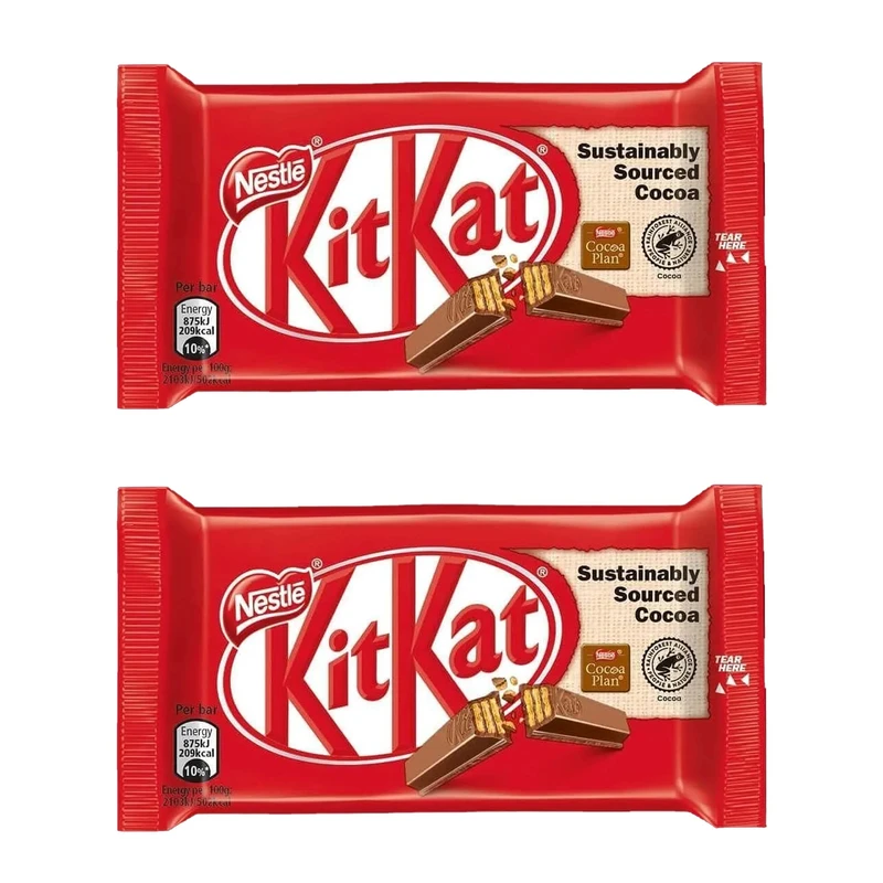 شکلات کیت کت چهار انگشتی - 41.5 گرم بسته 2 عددی
