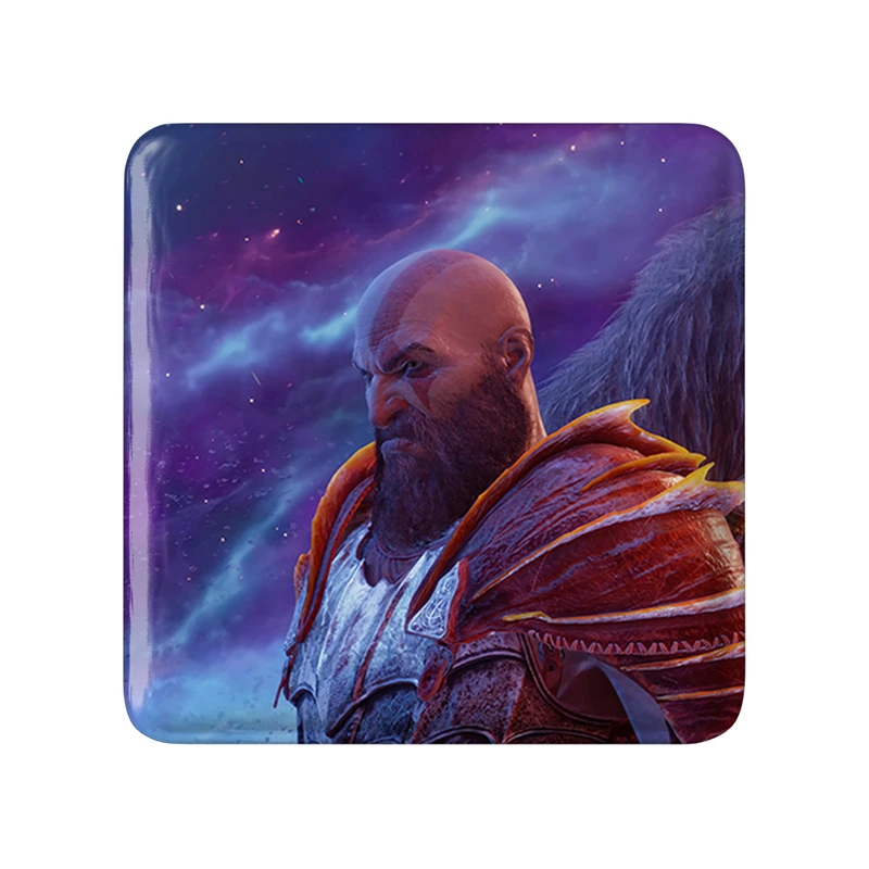 مگنت خندالو طرح تبر کریتوس و میولنیر تور گاد آف وار مدل مربعی کد 30407