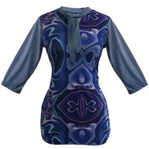 بلوز آستین سه ربع زنانه مدل B11281-B