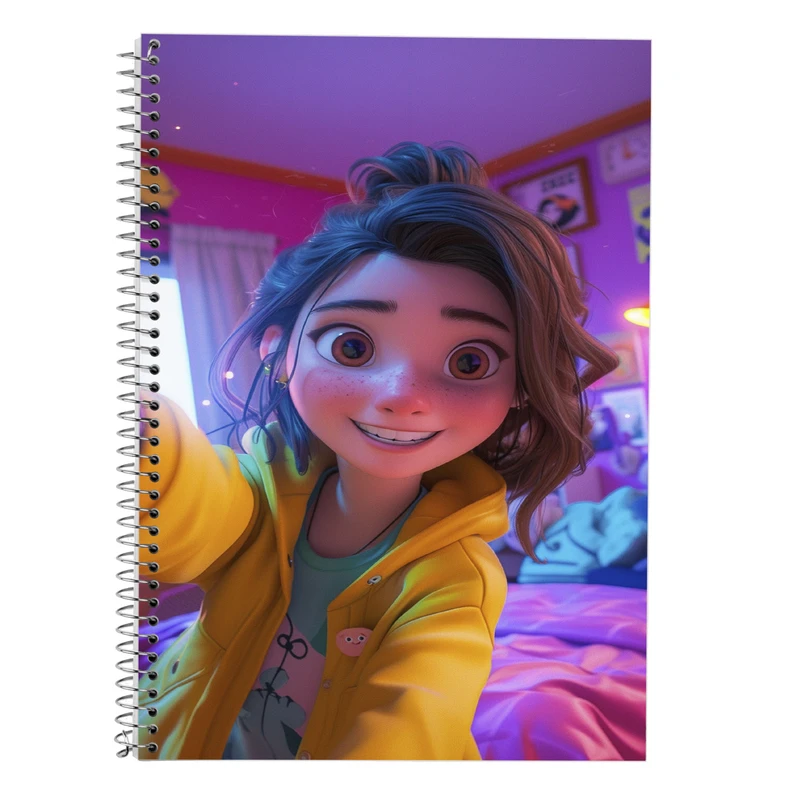 دفتر زبان 50 برگ مدوپد مدل دو خط کد DF14499