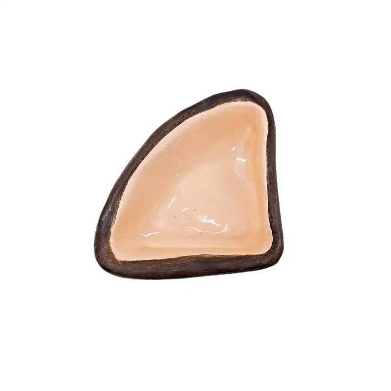 کاسه سفالی مدل مثلثی