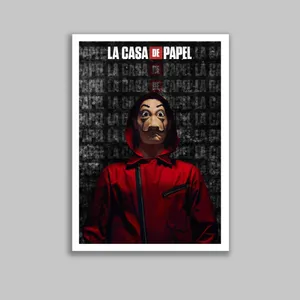 تابلو مدل سریال خانه کاغذی Money Heist کد LA-G10640