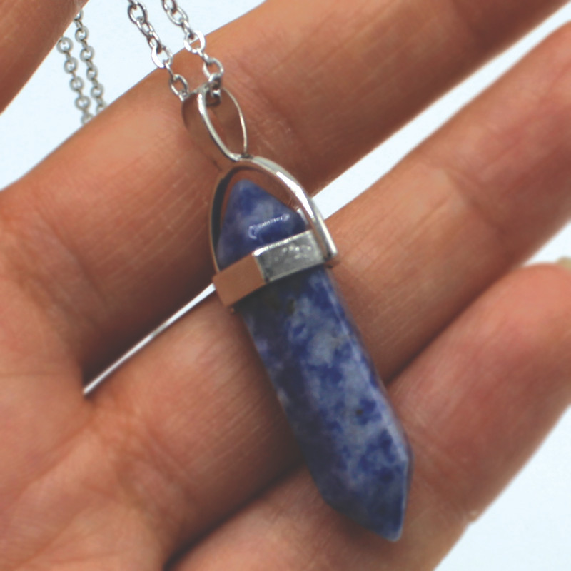 گردنبند مدل سودالیت منشوری