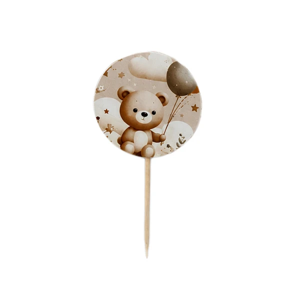 خلال تزیینی مدل تدی کد TeddyToothpick1 بسته 10 عددی