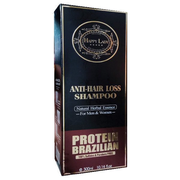 شامپو ضد ریزش مو هپی لیدی مدل PROTEIN BRAZILIAN حجم 300 میلی لیتر شامپو ضد ریزش مو هپی لیدی مدل PROTEIN BRAZILIAN حجم 300 میلی لیتر