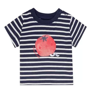 تی شرت آستین کوتاه نوزادی لوپیلو مدل گوجه کد 1109