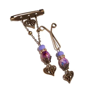 ست گیره روسری و سنجاق سینه زنانه مدل 001