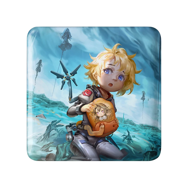 مگنت خندالو طرح بازی دث استرندینگ (Death Stranding) مدل مربعی کد 35136