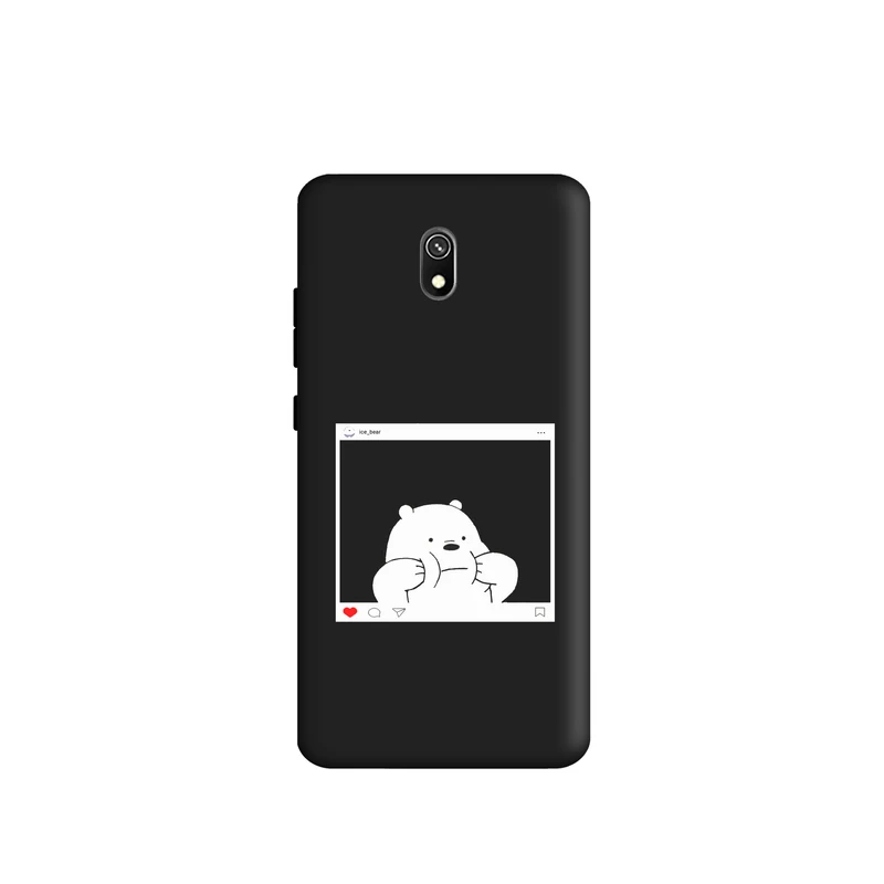 کاور طرح خرس کله فندقی کد y8633 مناسب برای گوشی موبایل شیائومی Redmi 8A