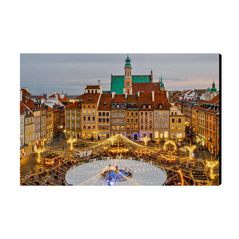 تابلو شاسی عرش طرح گردشگری لهستان مدل شهر تاریخی ورشو کد As5838