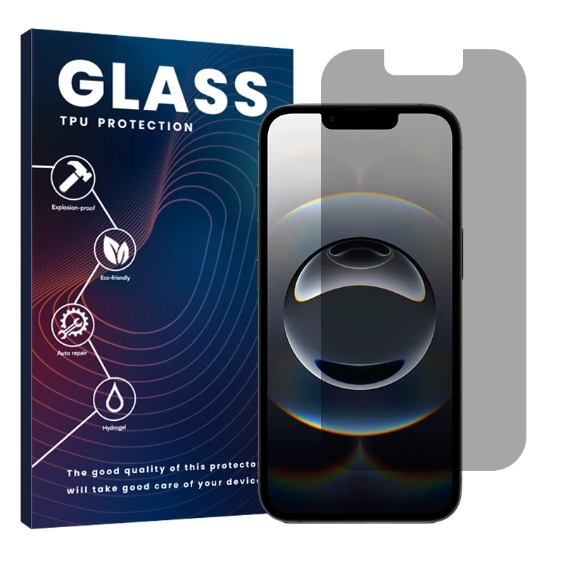 محافظ صفحه نمایش حریم شخصی گلس مدل Resistant مناسب برای گوشی موبایل اپل iPhone 16e