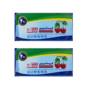 	 کیسه فریزر آروک مدل uy2 دو بسته 100 عددی