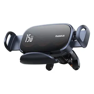 Baseus LightChaser Series Triple-Coil Wireless Charging Electric Car Mount C40355901111-00