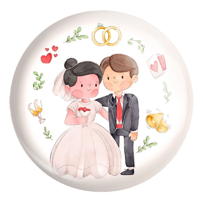 پیکسل خندالو طرح عروس و داماد کد 29623 مدل بزرگ