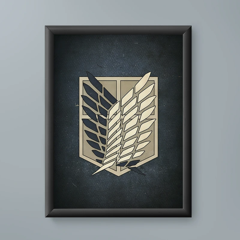 تابلو مدل انیمه اتک ان تایتان Attack on Titan anime 13