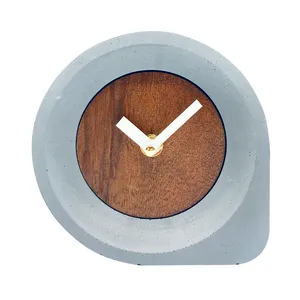 ساعت رومیزی بتنی  طرح اشک کد DC001