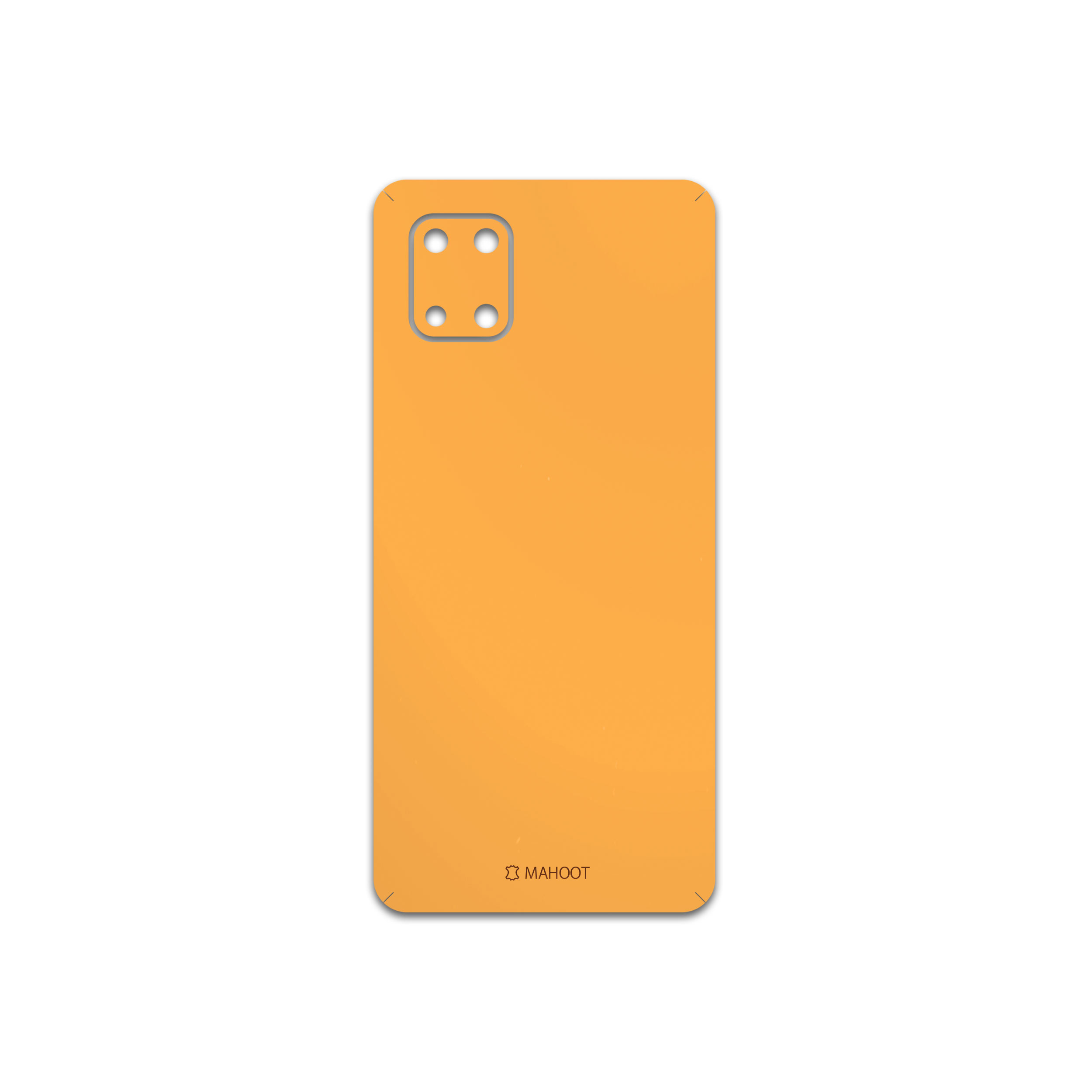 برچسب پوششی ماهوت مدل  Matte-Orange  مناسب برای گوشی موبایل سامسونگ Galaxy Note10 Lite