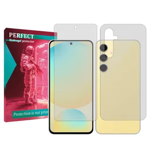 Perfect transparent screen protector suitable for Samsung Galaxy S24 FE Mobile phone with back protector