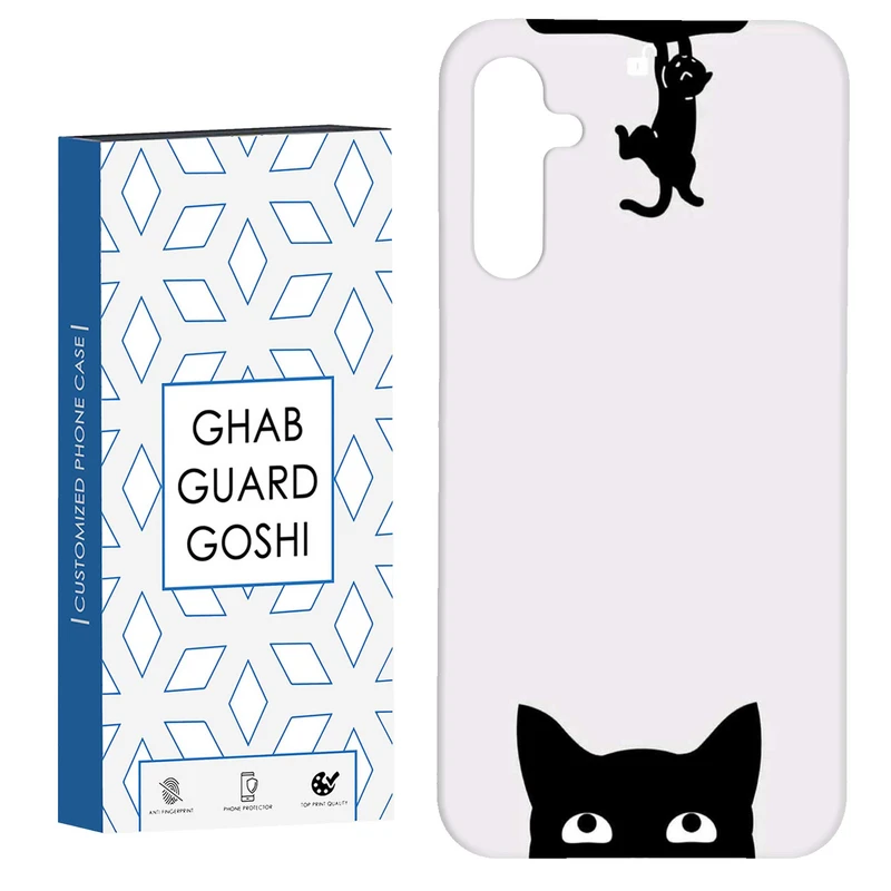 کاور قاب گارد گوشی طرح گربه کد Dimo-872 مناسب برای گوشی موبایل سامسونگ Galaxy A54