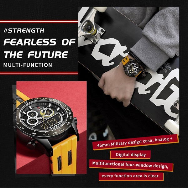 ساعت مچی عقربهای مردانه نیوی فورس مدل 9188TYL ساعت مچی عقربهای مردانه نیوی فورس مدل 9188TYL