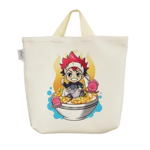 ساک خرید خندالو مدل سوما انیمه جنگ غذاها کد 1381