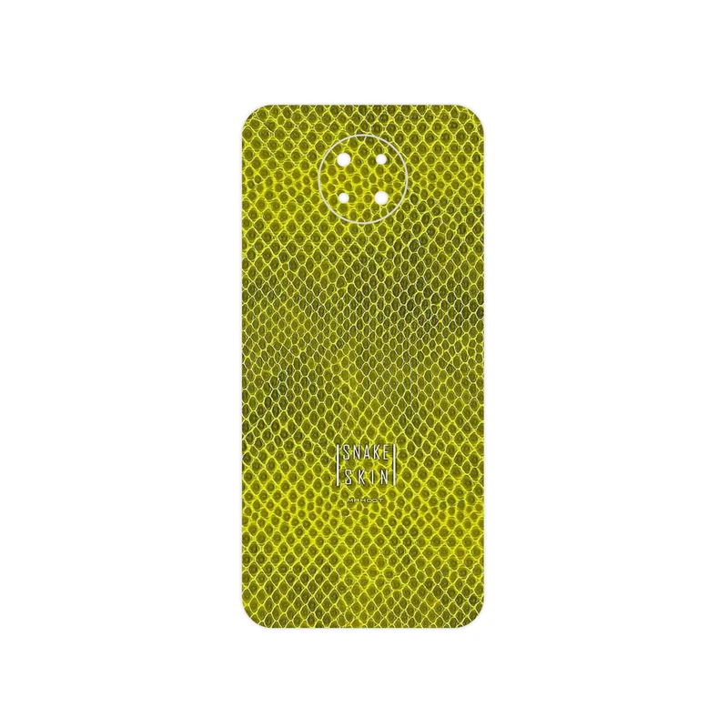 برچسب پوششی ماهوت مدل Yellow Snake Skin مناسب برای گوشی موبایل نوکیا G10