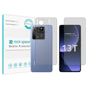 Matte Rockspace screen protector HyMTT model suitable for Xiaomi 13T mobile phone along with the back protector