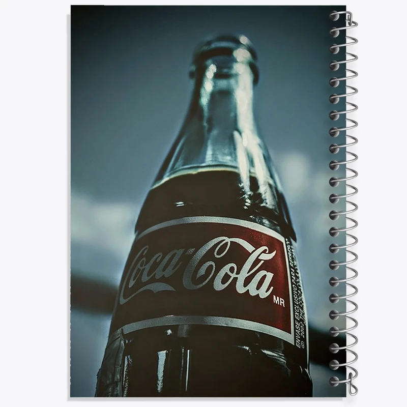 دفتر ژورنال نویسی 50 برگ خندالو مدل نقطه ای طرح نوشابه کوکاکولا کد F2898
