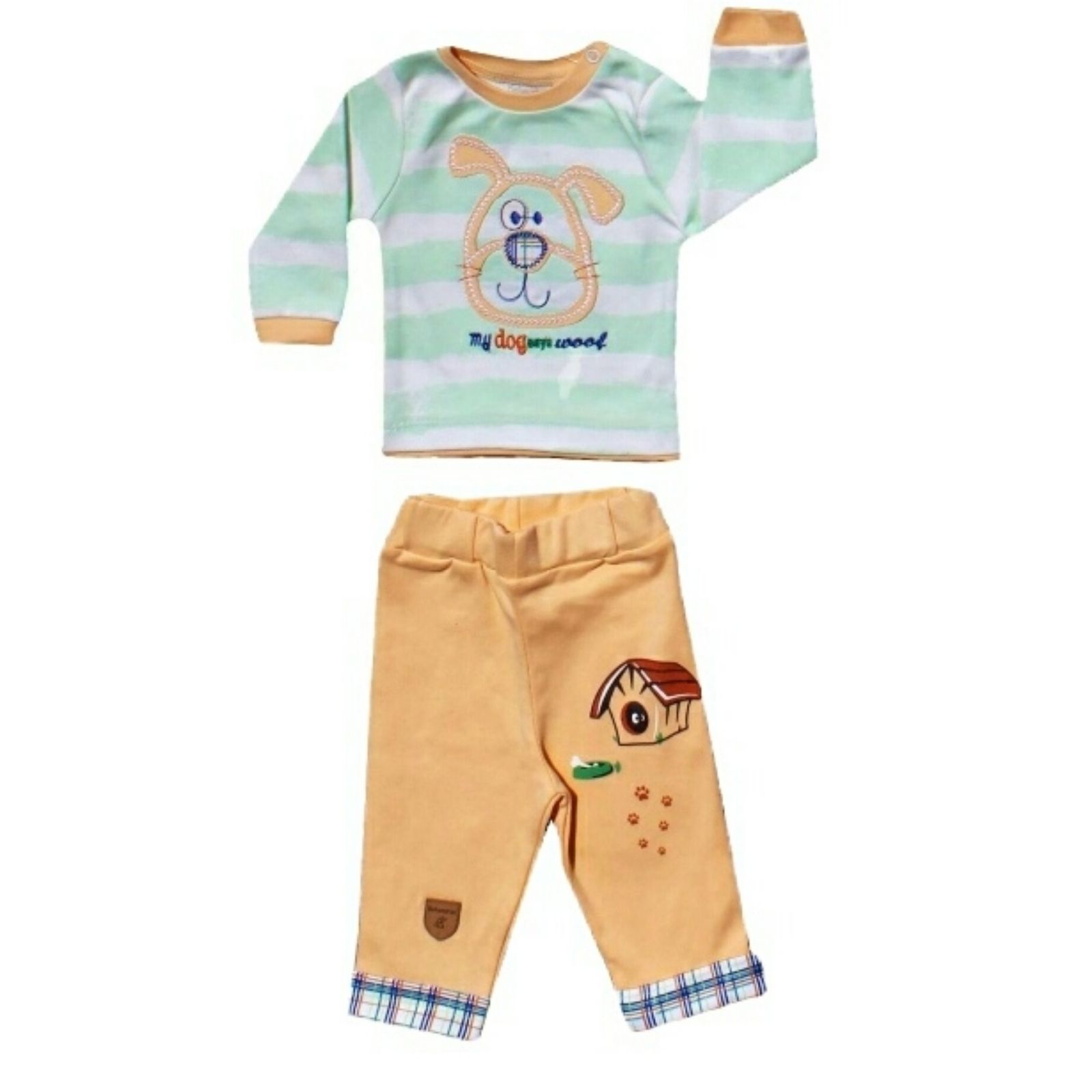 ست تی شرت و شلوار نوزادی به آوران مدل پاپی 77285493 - - 6
